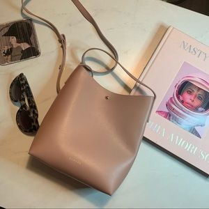 Anthropologie SAMARA Shoulder Bag in Dirty Pink
